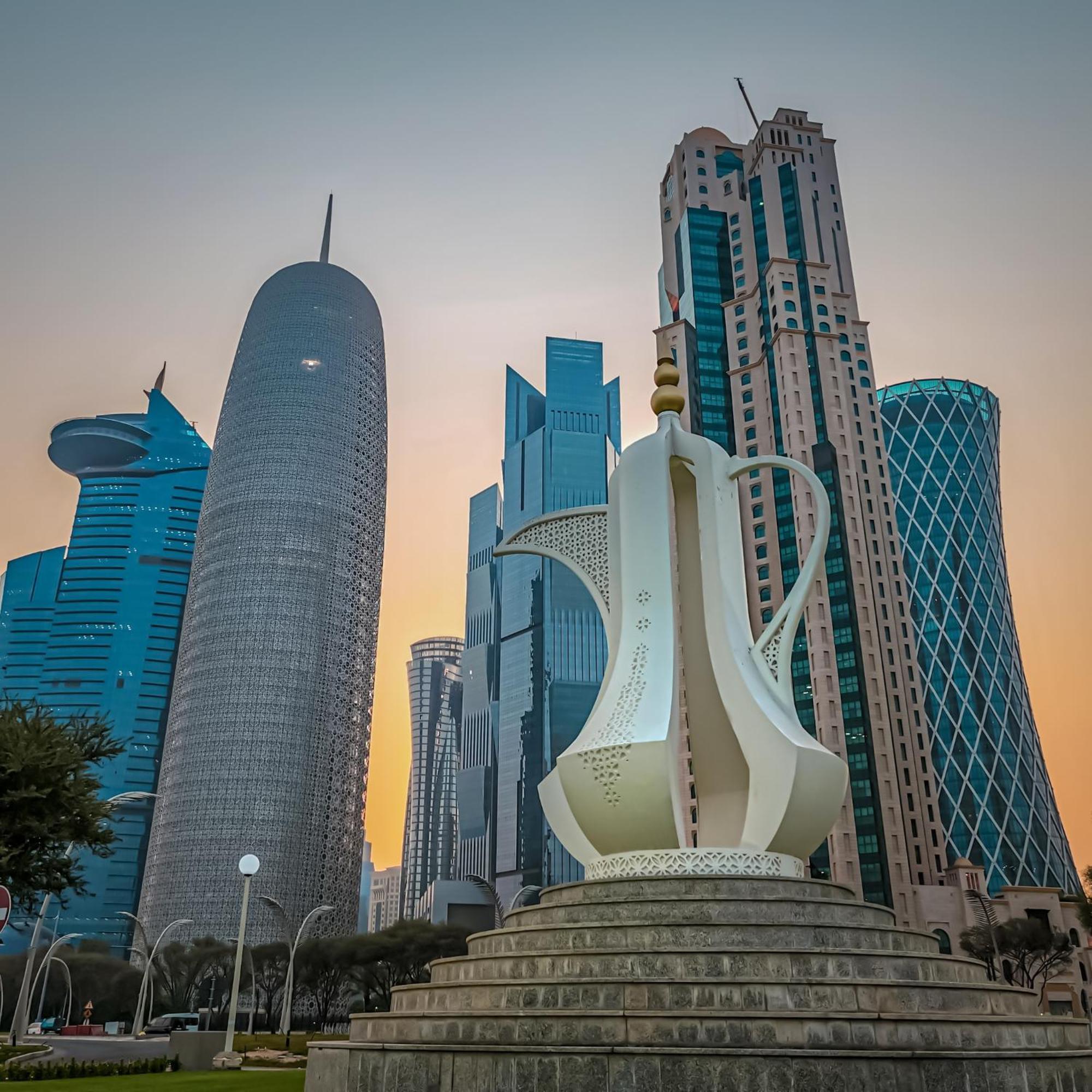 City Centre Rotana Doha Hotel Exterior photo Doha skyline